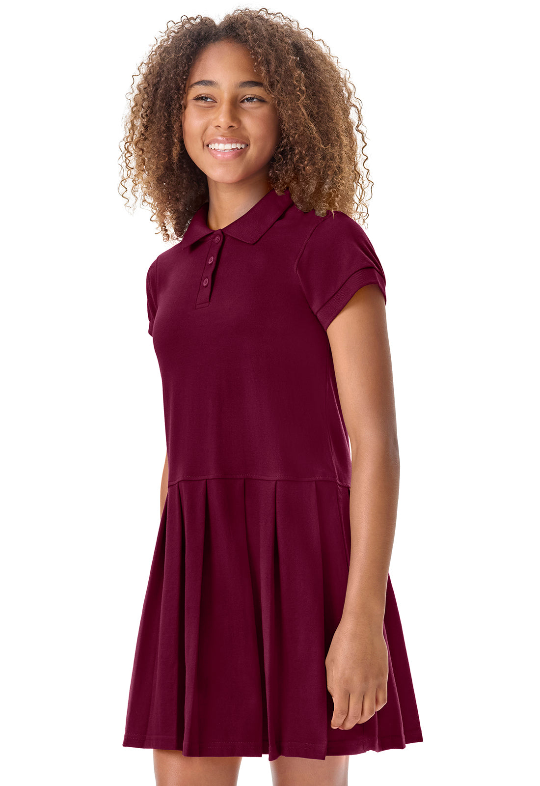 Girls Pique Polo Dress