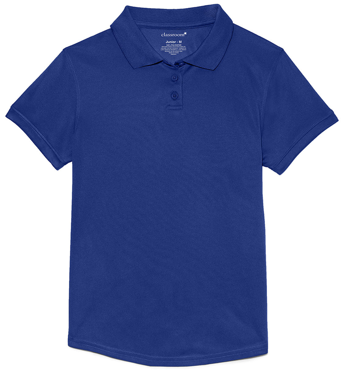 Girls Short Sleeve Moisture Wicking Polo