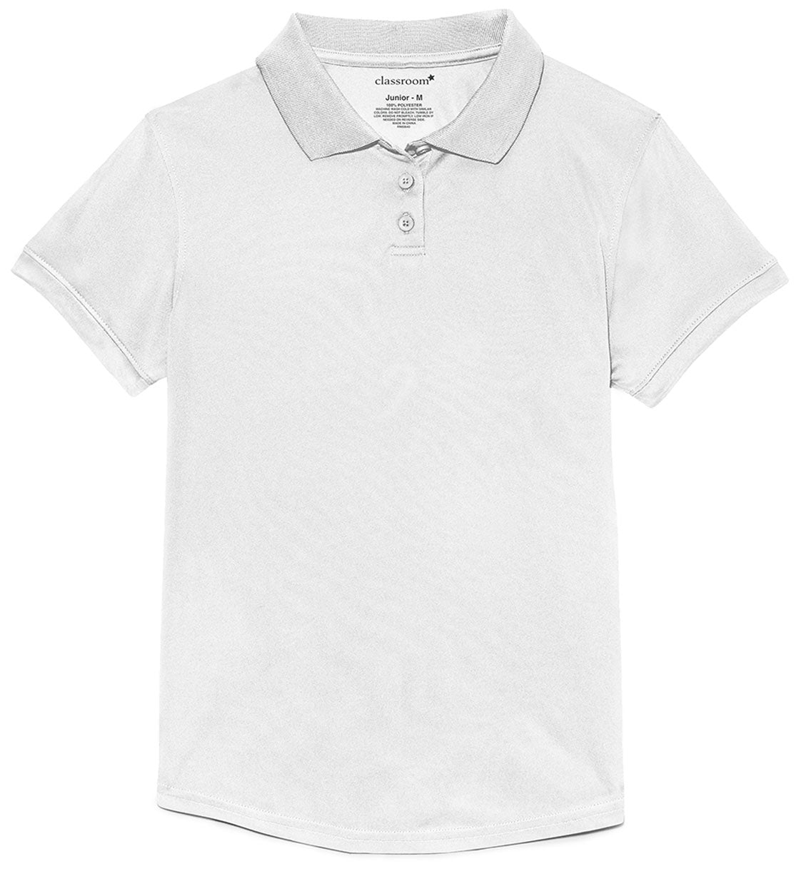 Girls Short Sleeve Moisture Wicking Polo