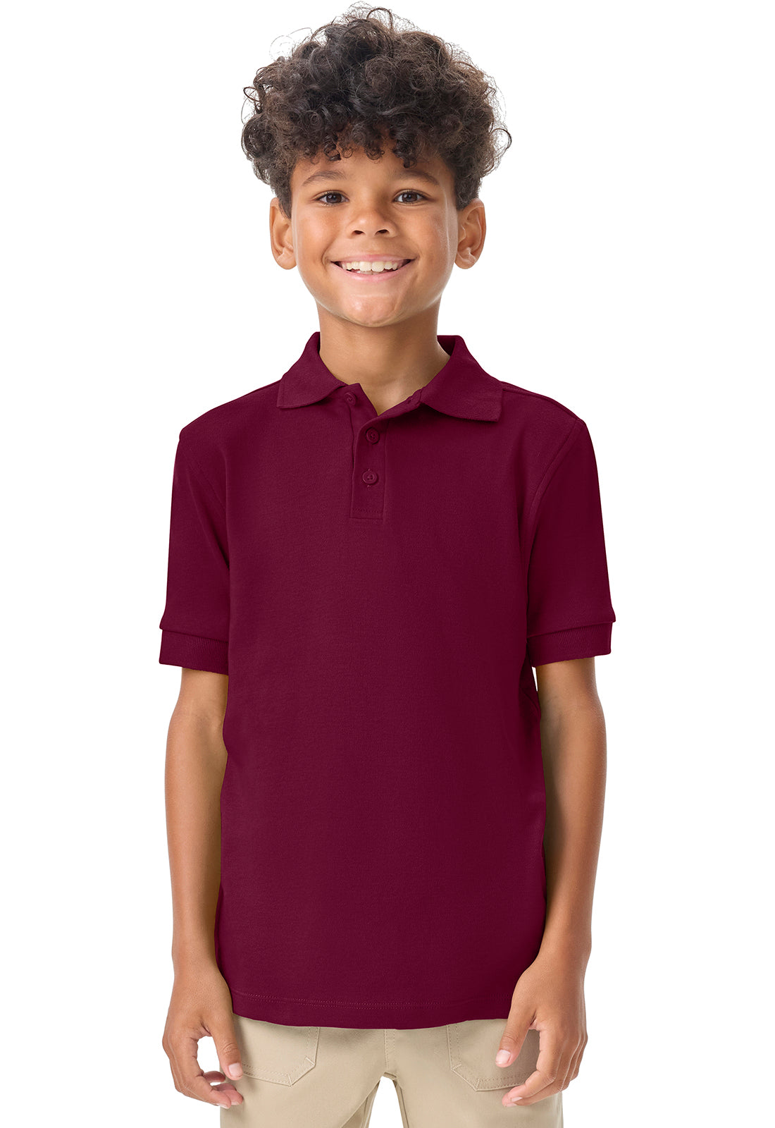 Youth Short Sleeve Interlock Polo