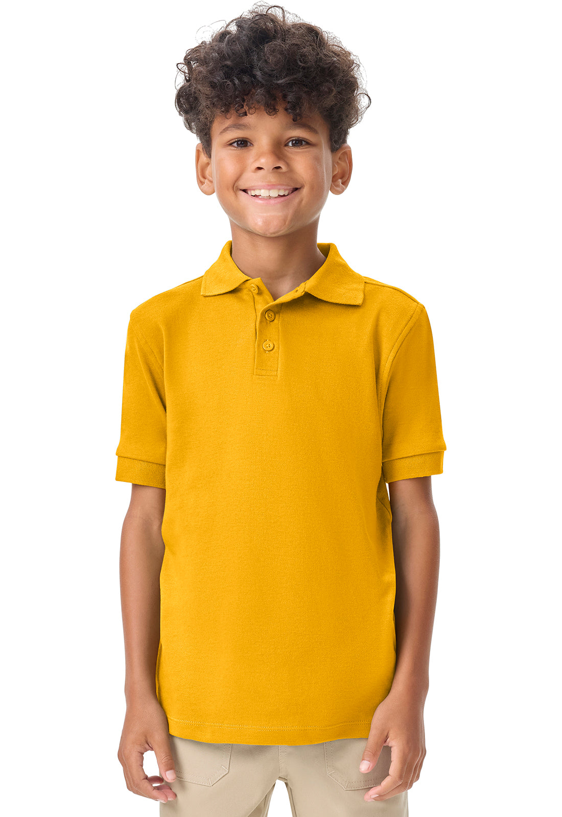 Youth Short Sleeve Interlock Polo