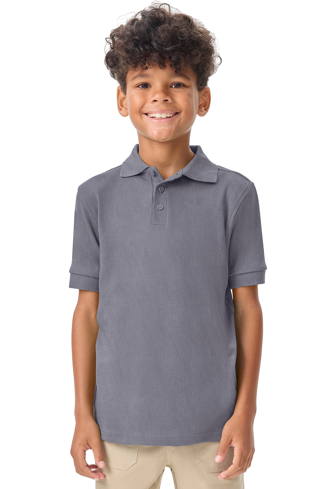 Youth Short Sleeve Interlock Polo