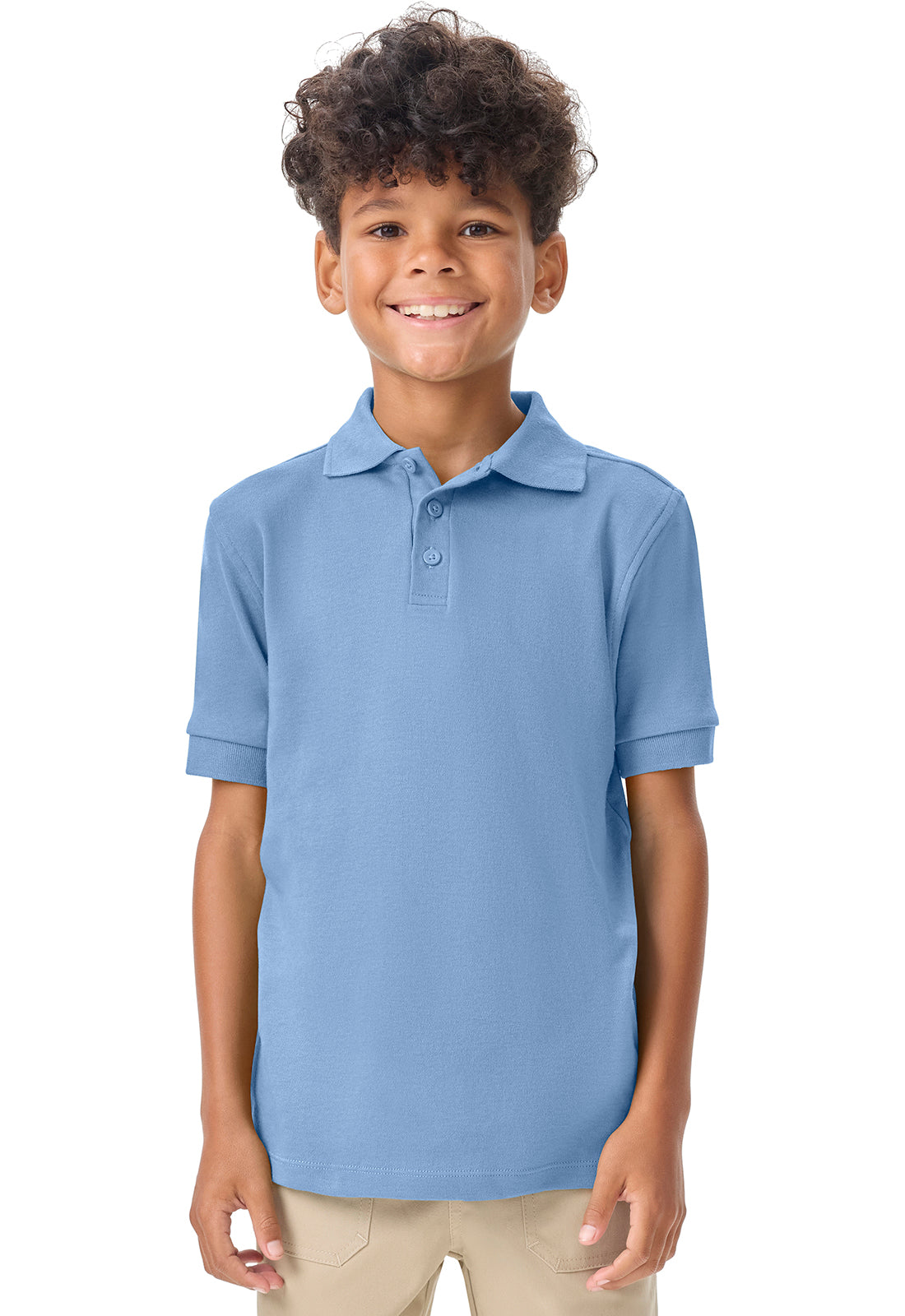 Youth Short Sleeve Interlock Polo