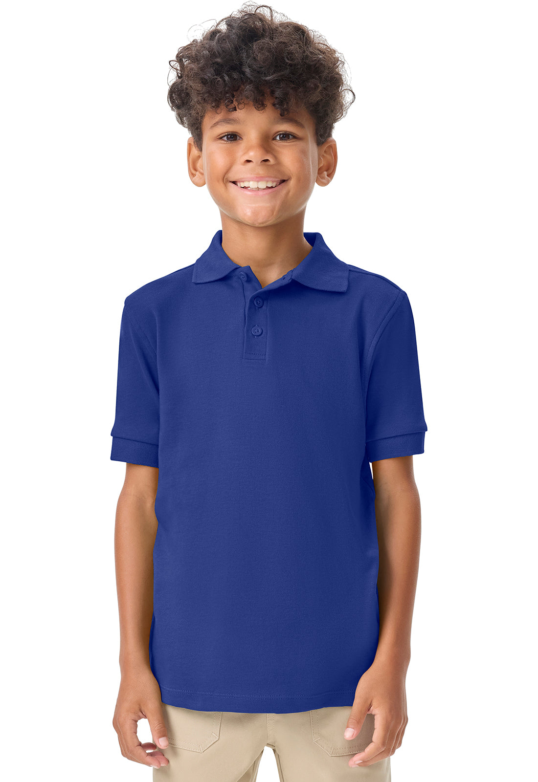 Youth Short Sleeve Interlock Polo