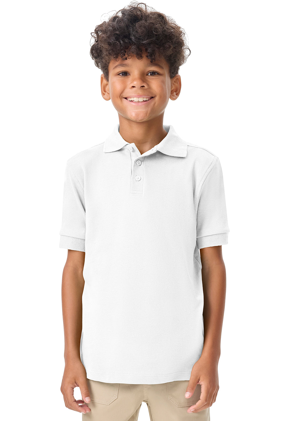 Youth Short Sleeve Interlock Polo