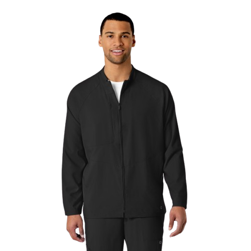 W123 Men's Zip Front WarmUp Jacket