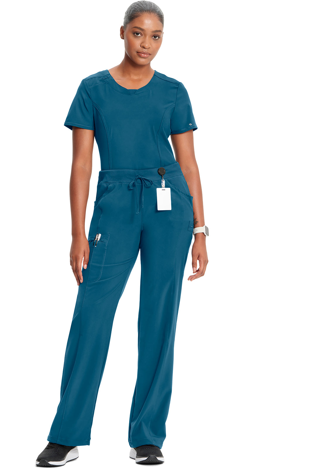 Infinity Straight Leg Drawstring Pant | Comfortable Stretch Scrub Pants