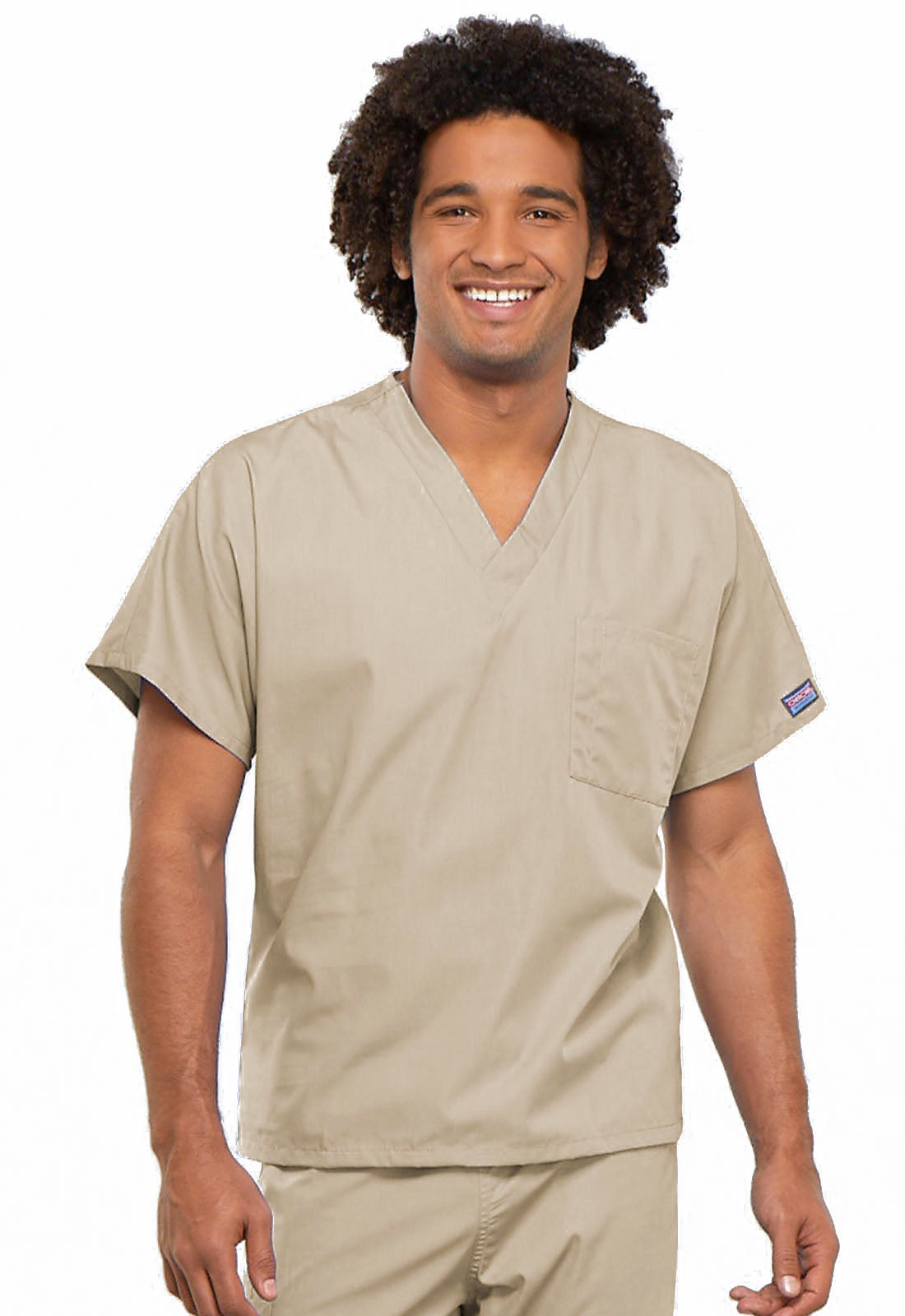 Unisex V-Neck Tunic Scrub Top with Chest Pocket & Pen Slot – WW Originals