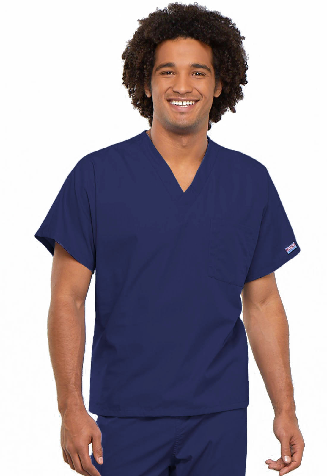Unisex V-Neck Tunic Scrub Top with Chest Pocket & Pen Slot – WW Originals