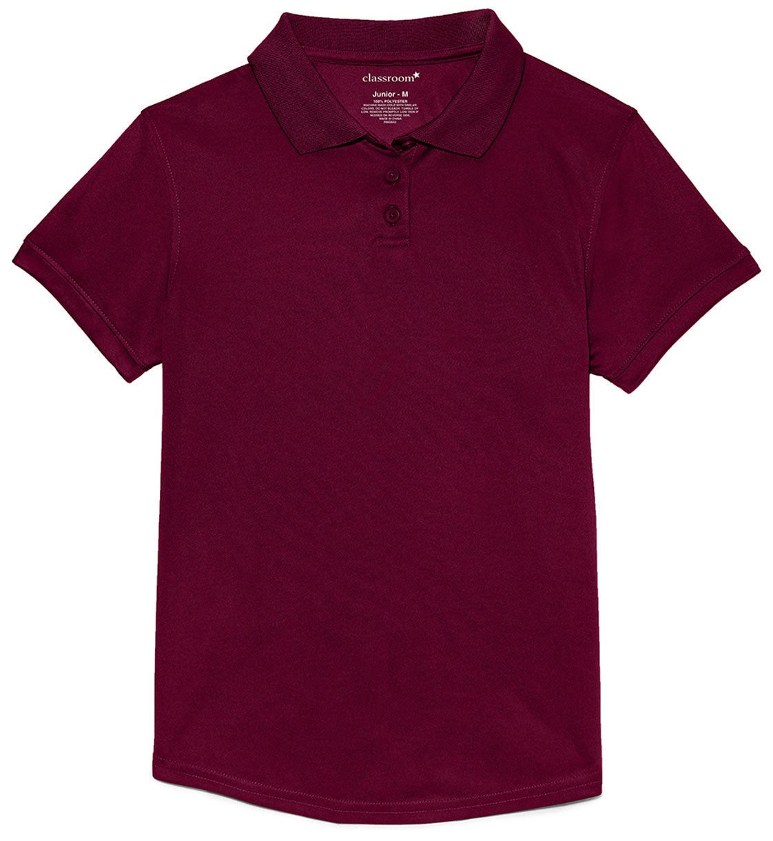 Girls Short Sleeve Moisture Wicking Polo