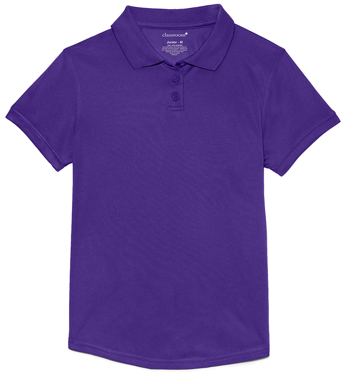 Girls Short Sleeve Moisture Wicking Polo