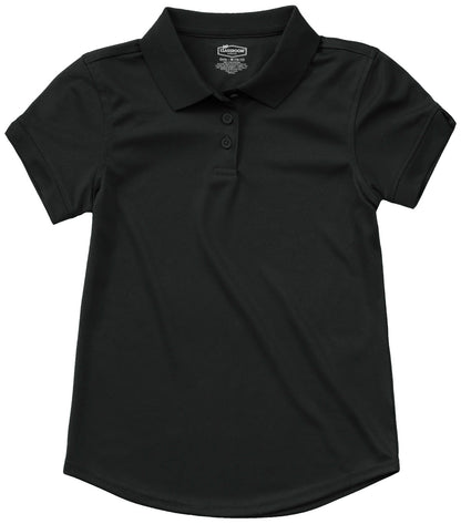 Girls Short Sleeve Moisture Wicking Polo