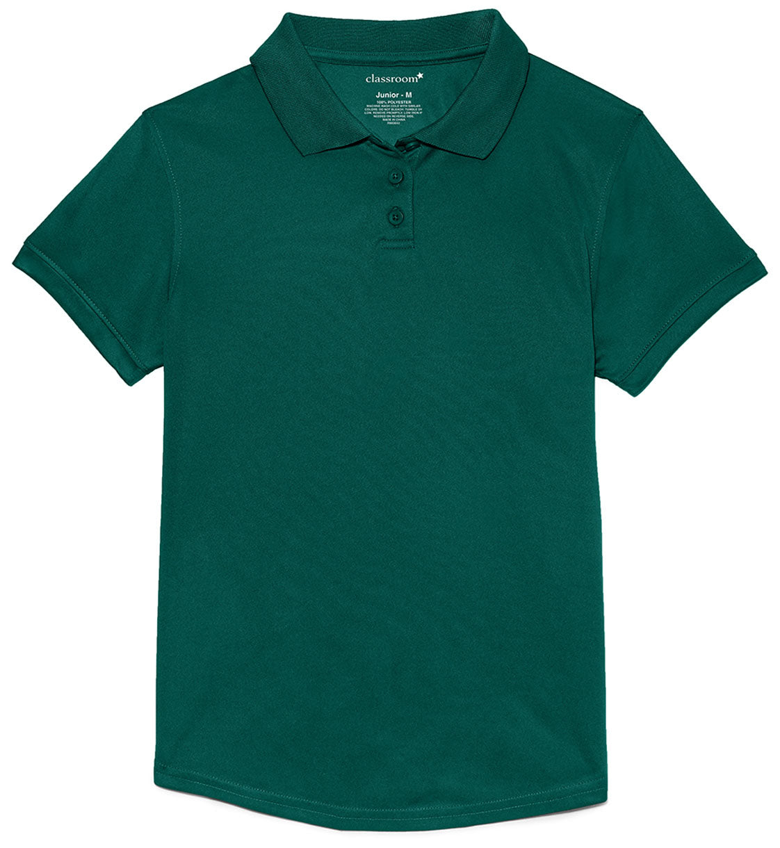 Girls Short Sleeve Moisture Wicking Polo