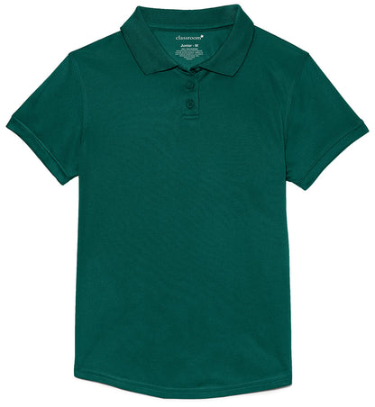 Girls Short Sleeve Moisture Wicking Polo