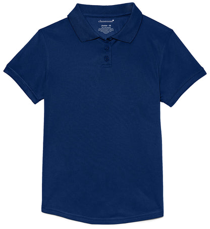 Girls Short Sleeve Moisture Wicking Polo