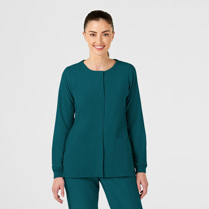 Women's Crew Neck Warm Up Jacket