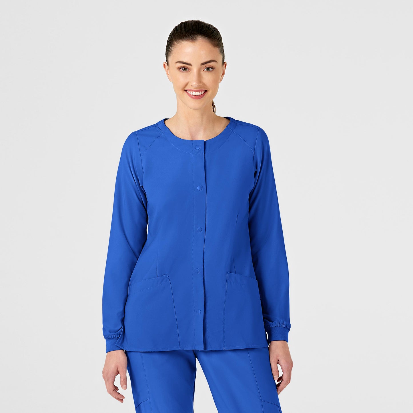 Women's Crew Neck Warm Up Jacket