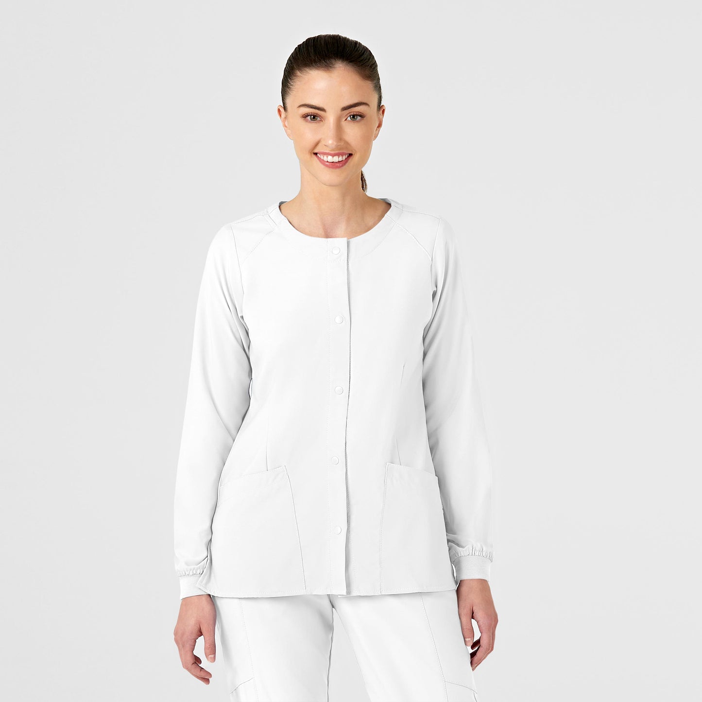 Women's Crew Neck Warm Up Jacket