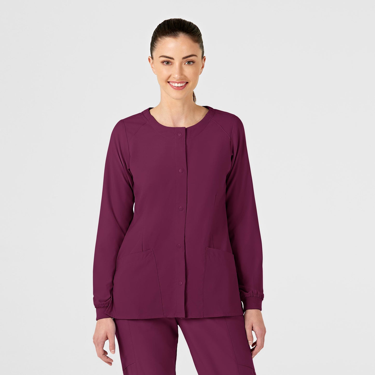 Women's Crew Neck Warm Up Jacket