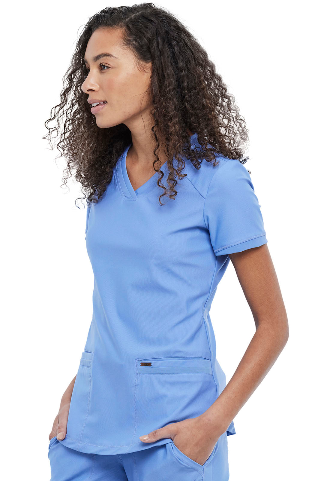 V-Neck Top By Cherokee Form