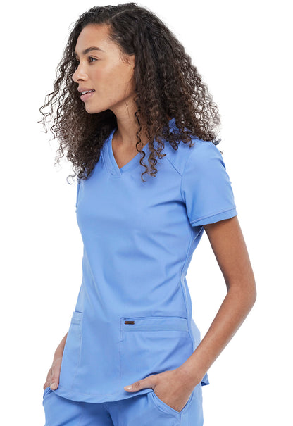 V-Neck Top By Cherokee Form