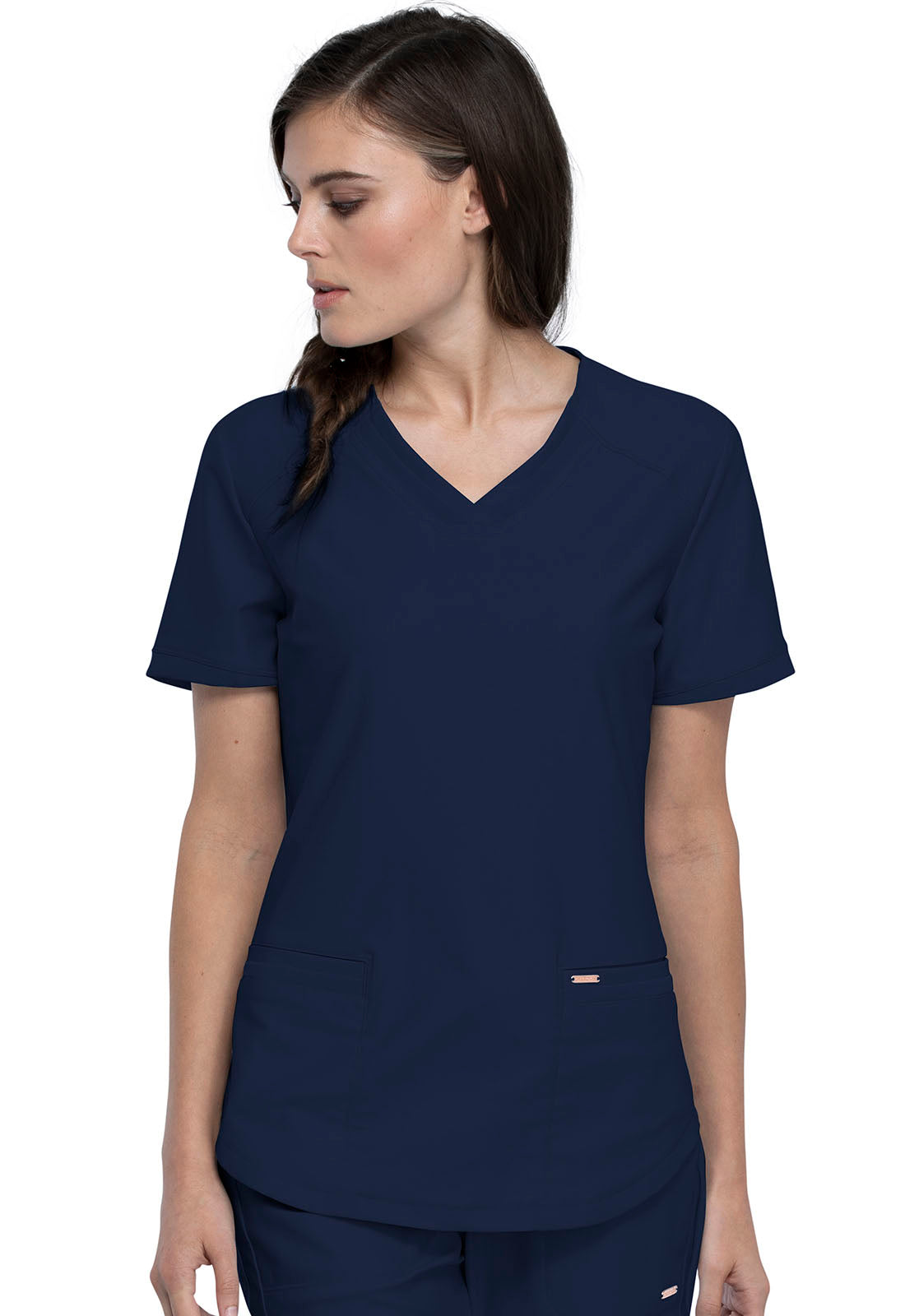 V-Neck Top By Cherokee Form
