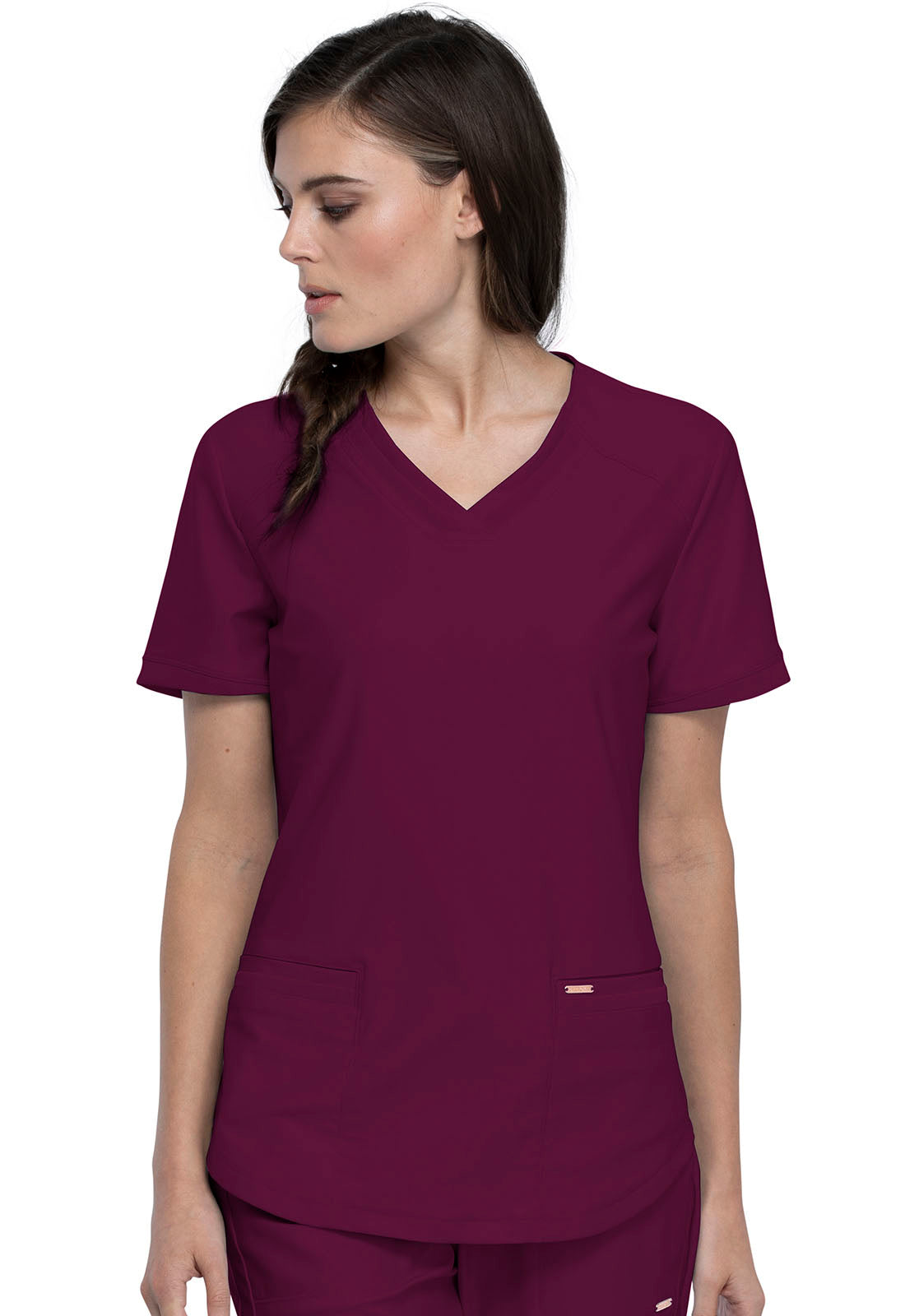V-Neck Top By Cherokee Form