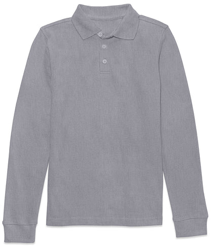 Adult Long Sleeve Pique Polo