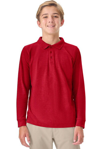 Adult Long Sleeve Pique Polo