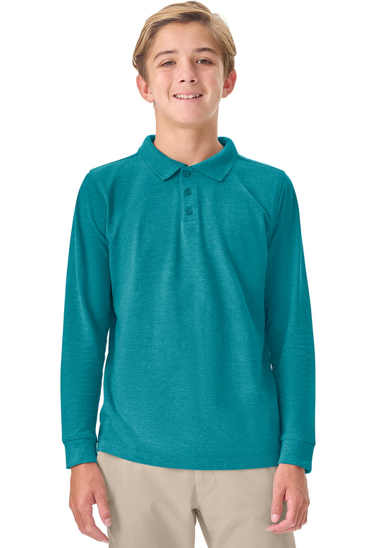 Adult Long Sleeve Pique Polo