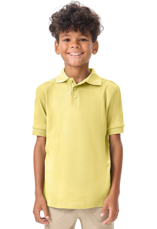 Youth Short Sleeve Interlock Polo