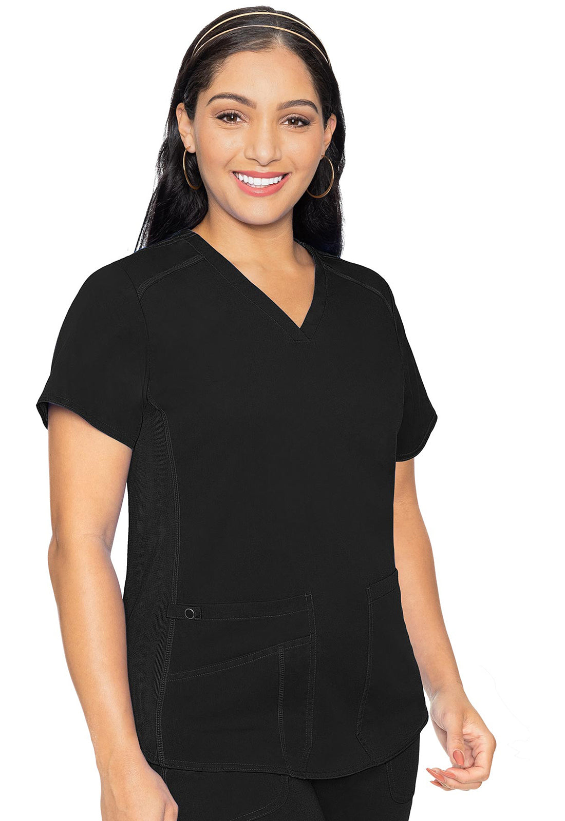 MC Touch, V Neck Shirttail Top