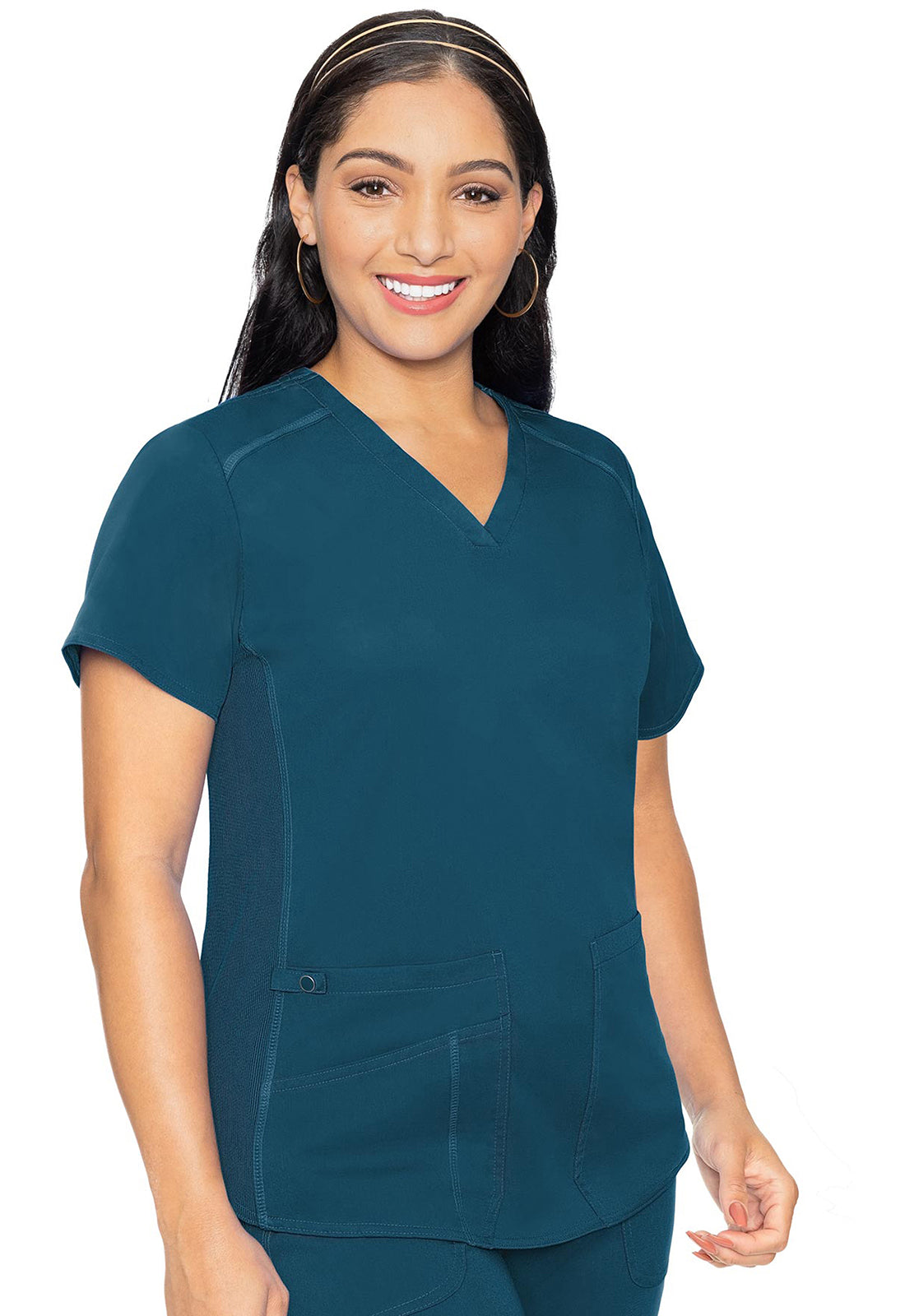 MC Touch, V Neck Shirttail Top