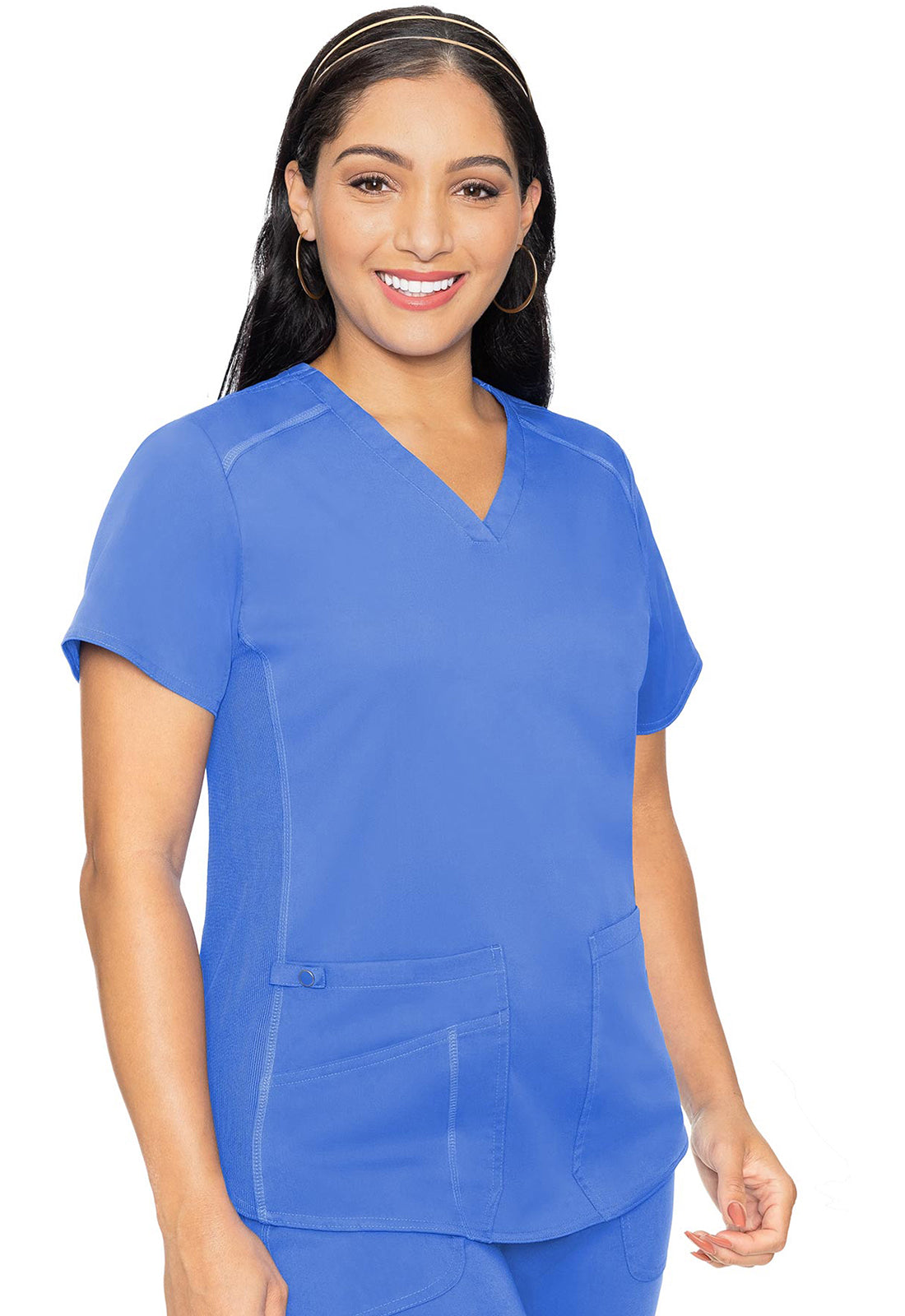 MC Touch, V Neck Shirttail Top
