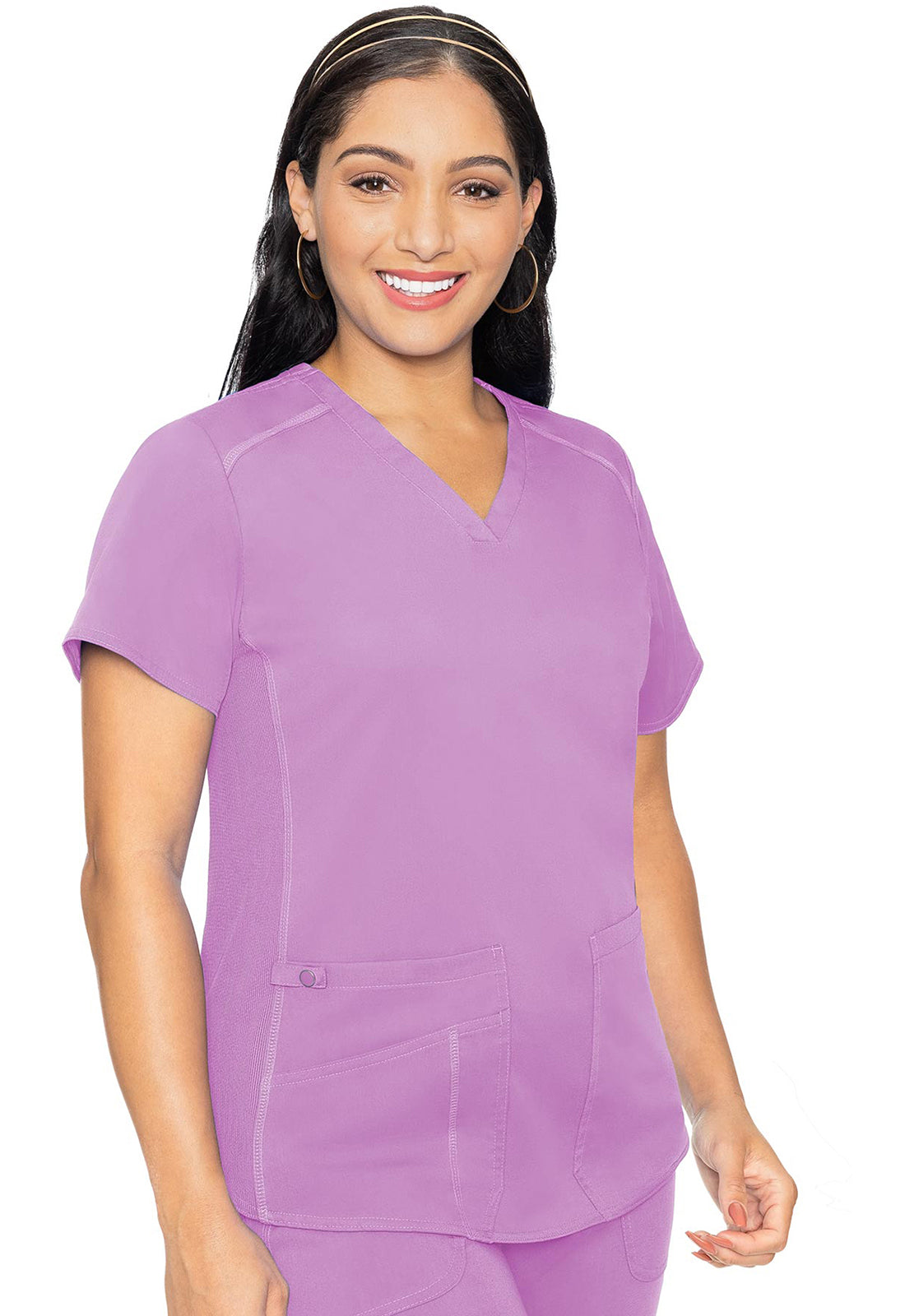 MC Touch, V Neck Shirttail Top