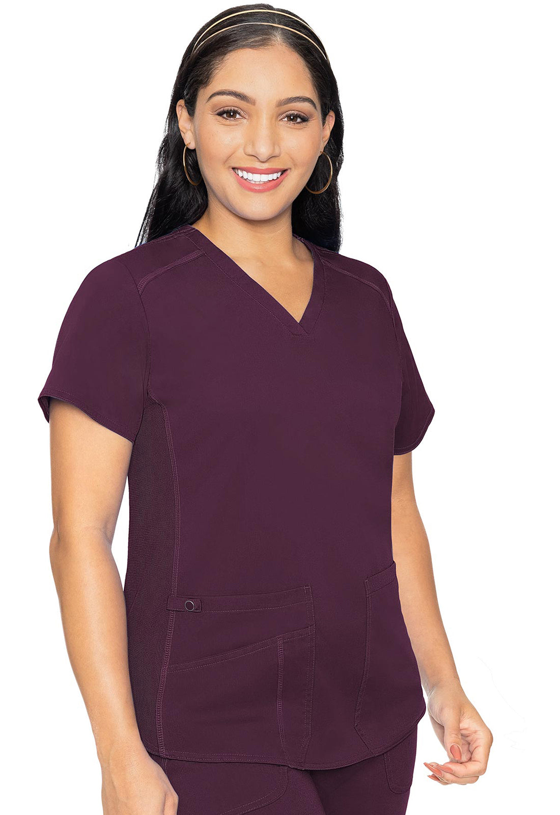MC Touch, V Neck Shirttail Top